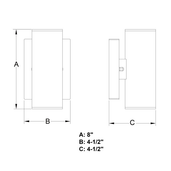 Mercury Row® Edith Steel LED Wall Light & Reviews Wayfair